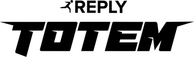 Reply Totem Logo - Black